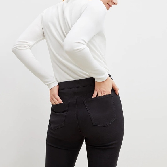 MM Lafleur The hockley jean pants- better than denim in INK navy blue size 12 - Picture 7 of 11